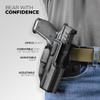 OWB Paddle Holster fits CZ Shadow 2 (Carbon Fiber, Right-Hand Draw) view 2