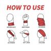 Cherry Sun UV Neck Gaiter Balaclava Bandanas for Men Women for Sports, Outdoors view 4