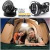 2pcs Hanging Tent Fan Tent Fan Light carpas Outdoor Camping Tent Outdoor Fans Outdoor Teepee Camping LED Fan Portable Camping Fan LED Flashlight LED Light Fan USB Tipi Toolkit Mini view 2