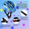 Lamsion Kids Helmet Adjustable with Sports Protective Gear Set Knee Elbow Wrist Pads for Toddler Ages 5 to 8 Years Old Boys Girls Cycling Skating Scooter Helmet-(Blue Star) view 4