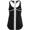 Under Armour girls Knockout Tank Top , Black (001)/White , Youth Small view 2