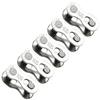 Bicycle Missing Link for 10 Speed Bike Chain Connector for Quick Master Link, Silver, Reusable 5 Pairs view 1