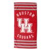 Northwest NCAA Houston Cougars Beach Towel, 30" x 60", Stripes view 1