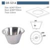 JZ RV Caravan Camper Boat SS Round Hand Wash Basin Kitchen Sink 340150mm GR-531A view 2