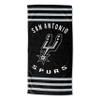 Northwest NBA San Antonio Spurs Beach Towel, 30" x 60", Stripes view 1