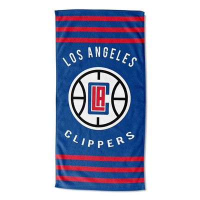 NBA Los Angeles Clippers Stripes Beach Towel 30x60 Inches
