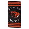 Northwest NCAA Oregon State Beavers Beach Towel, 30" x 60", Stripes view 1