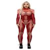 URVIP Unisex Halloween Skeleton Costume 3D Printed Stretch Skinny Bodycon Catsuit Cosplay Jumpsuit Bodysuit BAX-101 S view 1