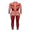 URVIP Unisex Halloween Skeleton Costume 3D Printed Stretch Skinny Bodycon Catsuit Cosplay Jumpsuit Bodysuit BAX-101 S view 4
