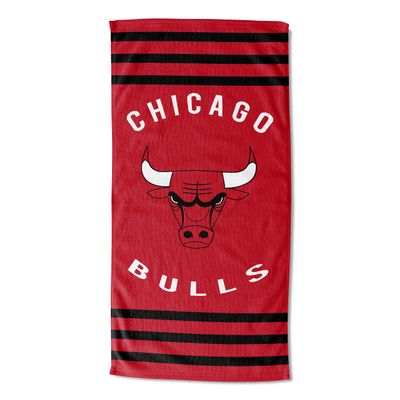 Northwest NBA Chicago Bulls Beach Towel, 30" x 60", Stripes