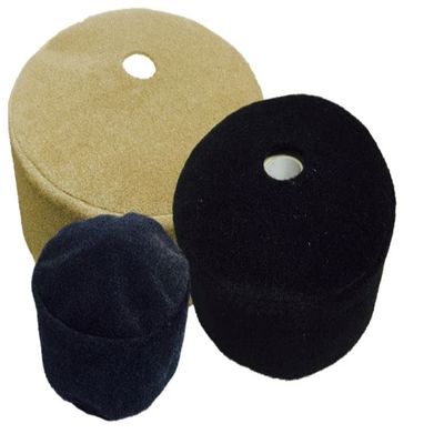 Cape Hatteras Marine Dock Wheel Covers (Black, 12")