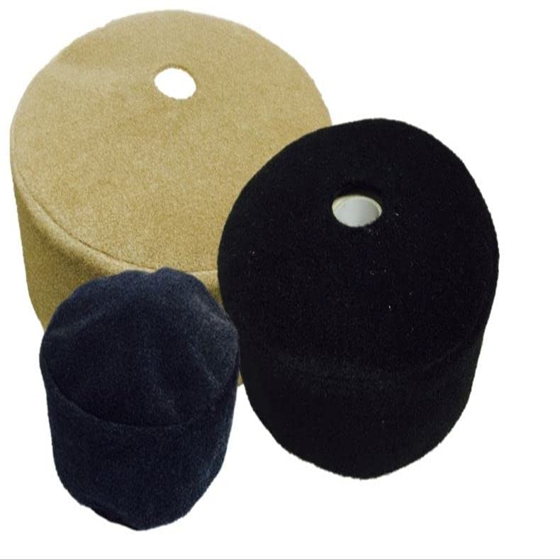 Cape Hatteras Marine Dock Wheel Covers (Black, 12")