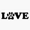 Love Dogs Vinyl Waterproof Sticker Decal Car Laptop Wall Window Bumper Sticker 5" view 1