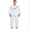 TopTie Customized Taekwondo Uniform for Kids Adults, TKD Dobok Uniform with Belt, Martial Arts Training Suit-White Trim-Size 0 view 1