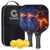 Gonex Pickleball Paddles, USAPA Approved Graphite Pickleball Rackets with Comfort Grip, Carbon Fiber Pickleball Set of 2/4 Paddles with 4 Balls, Portable Carry Bag view 1