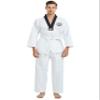 TopTie Customized Taekwondo Uniform for Kids Adults, TKD Dobok Uniform with Belt, Martial Arts Training Suit-black trim-Size 3 view 1