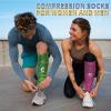 Graduated Medical Copper Compression Socks for Men & Women Circulation 8 Pairs 20-30mmHg - Best for Running Athletic Cycling view 3