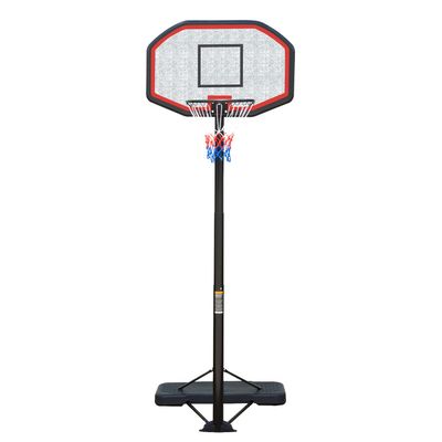 Pro Court Portable Basketball Hoop 6.5-10ft Height Adjustable Basketball Goal System 43Inch HDPE Backboard for Kids/Adults Indoor Outdoor