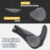 CyclingDeal Mountain Bike Grips - Ergonomic Bicycle Handlebar Grips with Anti-Slip Design, Soft Gel, Black view 3