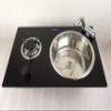 JZ Boat Caravan RV Camper 1 Burner Gas Stove Sink Combo 580365130mm GR-B213 view 1