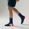 COTTON DAY Kids Boys Fun Novelty Socks Colorful Pattern Design 10-12 Years Shark Stripes Size XL view 3