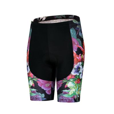 Weimostar Women's Cycling Bike Shorts with 3D Gel Padded Bicycle Shorts Lady MTB Sportswear Flowers Pink Size S