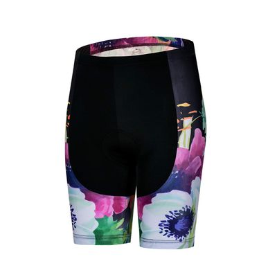 Weimostar Women's Bike Shorts for Cycling with 3D Gel Padded Women Cycling Shorts Lady MTB Sportswear Flowers Black Size M