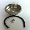 JZ RV Caravan Camper Boat SS Round Hand Wash Basin Kitchen Sink 300150mmGR-532B view 4