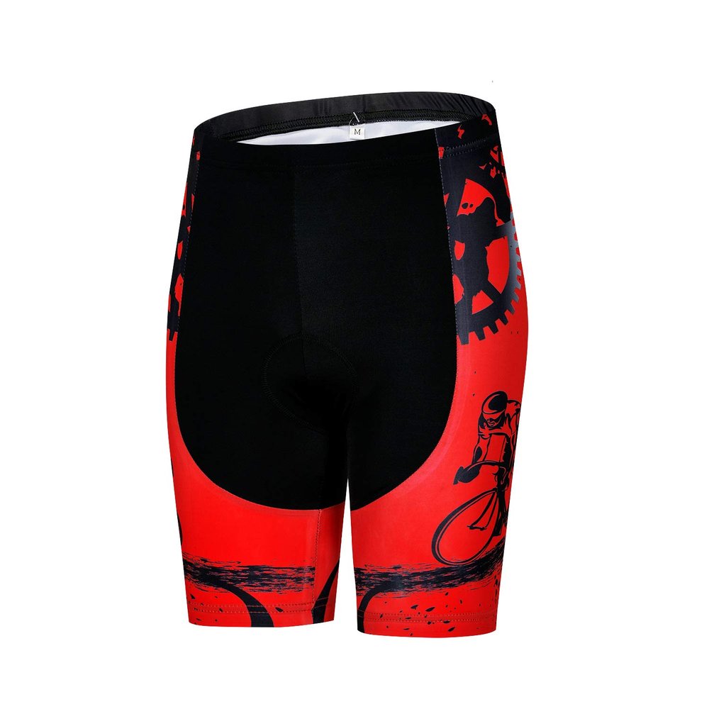 Weimostar Women's Bike Shorts for Cycling with 3D Gel Padded Women Cycling Shorts Lady MTB Sportswear Red Gear Size XXXL