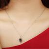 Metal Pine Nuts Necklace Charm Retro Pinecone Nut Plant Specimen Pendants Necklace for Women Jewelry Accessories (Silver) view 2