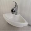 JZ 280280100mm White Acrylic Triangular Sink GR-Y014A Boat Caravan RV Camper view 3