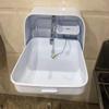JZ RV Boat White Painted Folding Sink with Integrated Tap 370390180/375mm GR-595W view 4