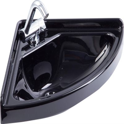 JZ Boat Caravan RV Camper Black Acrylic Triangular Sink 380380100mm GR-Y003B
