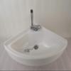 JZ Boat Caravan RV Camper White Acrylic Triangular Sink 380380100mm GR-Y003 view 3