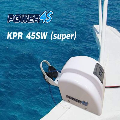 JZ 12V Electric AutoDepoly Anchor Winch for 45 lb. 20KG Anchor Saltwater Marine Pontoon Boat (KPR45SW WRC+SSK)