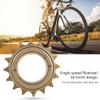 Alomejor 16T Flywheel Sprockets Parts Spoke Chain Wheel Rear Wheel Single Speed Freewheel view 3