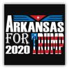 Arkansas for Trump President Election 2020 Vinyl Sticker Decal view 1