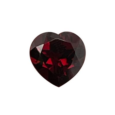 2.45-3.05 Cts of 9x9 mm AAA Heart Mozambique Garnet (1 pc) Loose Gemstone