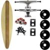 Moose Longboard Complete 9.5" x 41" Concave Bamboo Inlay Pintail view 1