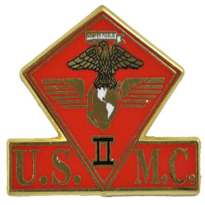 2nd MAW LAPEL PIN OR HAT PIN - Size 1 3/8" - VETERAN OWNED BUSINESS