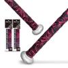 ALIEN PROS Bat Grip Tape for Baseball (2 Grips)  1.1 mm Precut and Pro Feel Bat Tape  Replacement for Old Baseball bat Grip  Wrap Your Bat for an Epic Home Run (2 Grips, Fire)