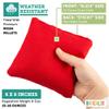 Barcaloo Pro Cornhole Bags - Set of 8 Regulation All Weather Two Sided Bean Bags for Professional Corn Hole Game - 4 Red & 4 Black view 2