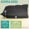 Barcaloo Pro Cornhole Bags - Set of 8 Regulation All Weather Two Sided Bean Bags for Professional Corn Hole Game - 4 Red & 4 Black view 3
