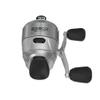 Zebco 33 Platinum Spincast Fishing Reel, Size 30 Reel, Right or Left-Hand Retrieve, 4.7:1 Gear Ratio, Pre-spooled with 10 lb Zebco Cajun Line, Silver view 1