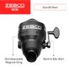 Zebco 808 Spincast Fishing Reel, Size 80 Reel, Changeable Right- or Left-Hand Retrieve, Pre-Spooled with 20-Pound Zebco Fishing Line, Dial-Adjustable Magnum Drag, Black view 2