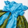 Pretty Me, USA Cap Sleeve Satin Sparkle Dress Turquoise view 2