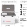 Engel UC13 13 Quart Leak-Proof, Air Tight, Drybox Cooler and Small Hard Shell Lunchbox for Men and Women in Coral view 3