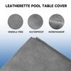 GSE Games & Sports Expert Billiard Pool Table Covers, 7'/8'/9' Waterproof & Tearproof Heavy Duty Leatherette Pool Table Covers (Several Colors Available, Grey - 7ft) view 2