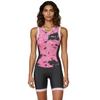 KONA Assault Women's Triathlon Race Suit - Speedsuit Skinsuit Trisuit Sleeveless - One-Piece Vest and Short Combo with Body-Mapped Ventilation (Pink, Small) view 1