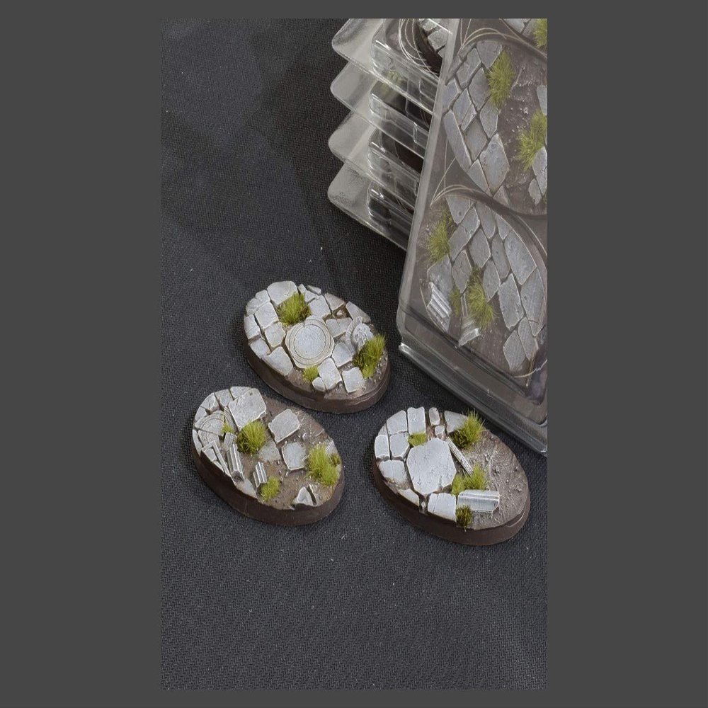 GamersGrass: Temple Bases, Oval 75mm (x3)